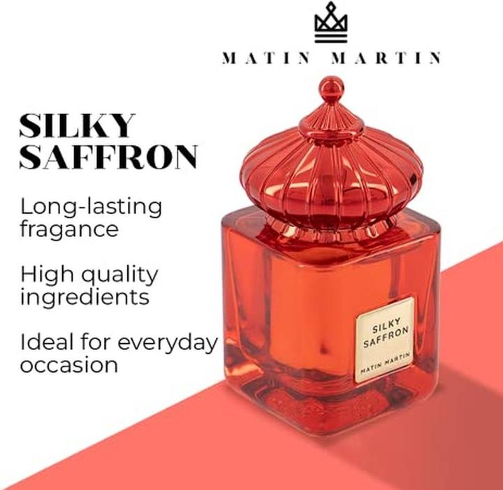 Immagine prodotto Matin Eau de Parfum Silky Saffron per Donna e Uomo Saffron Lemon Grapefruit Scene intense e di lunga (Eau de parfum, 100 ml)