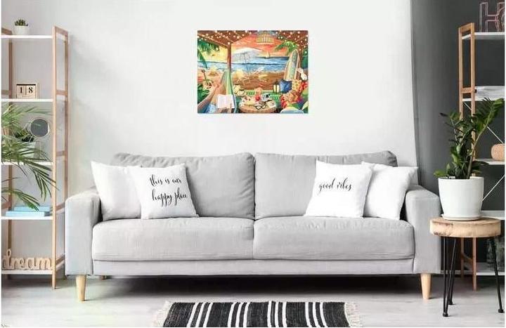 Actual product image Ravensburger CreArt - Painting by numbers 23911 - Cozy Cabana - from 12 years - Painting on canvas