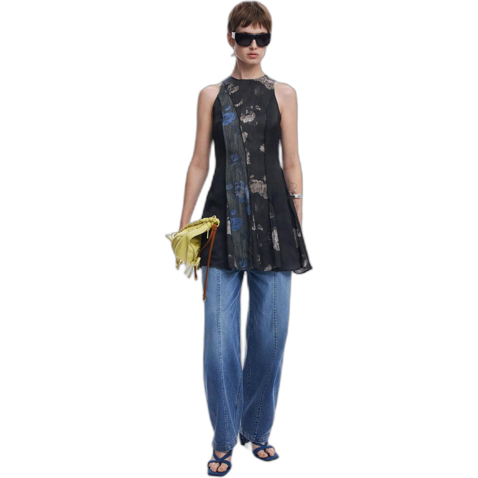 Desigual Donna Nero Donne, Vestiti, Nacne, (M)