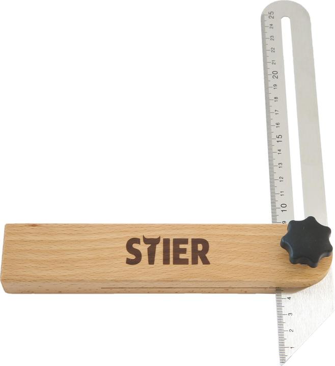 Stier Fausse équerre de précision, longueur 250 mm