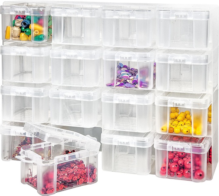 Produktbild VBS Sortierbox "Setzkasten", 28 x 22 x 6,5 cm, 2 Stück