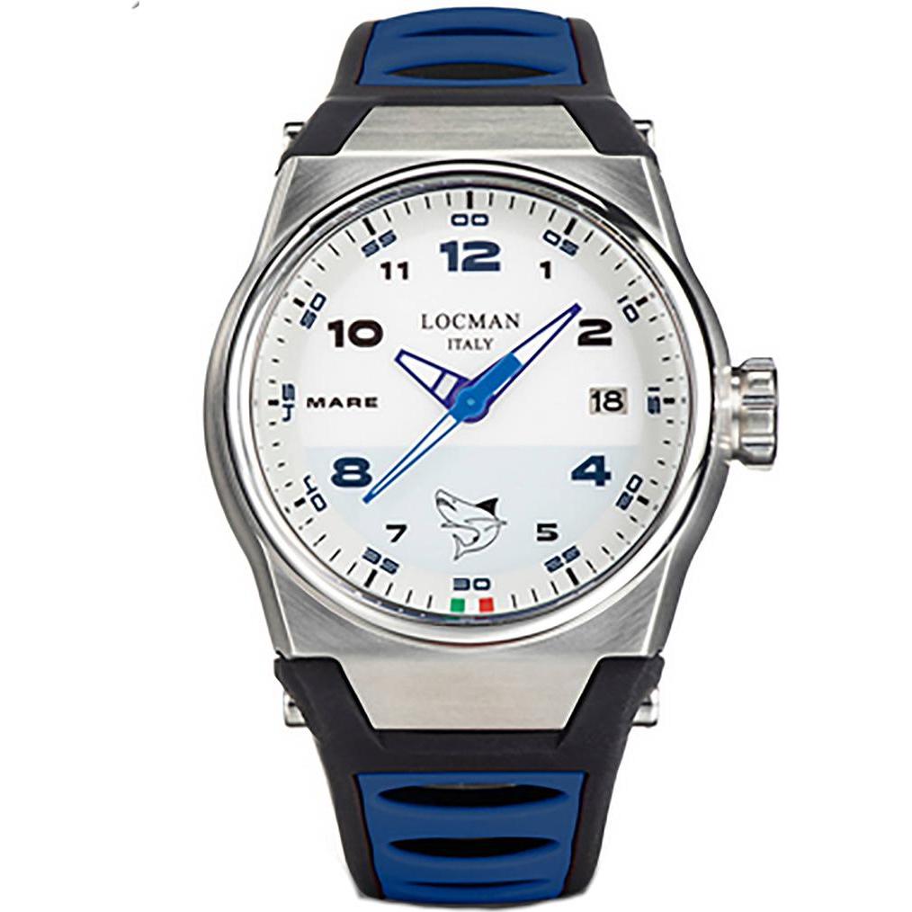 Locman, Armbanduhr, Italy Herrenuhr Mare Ref: 0557A08S, Blau, (Analoguhr, 44 mm)