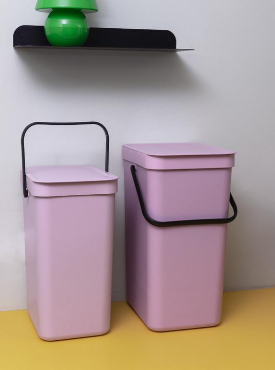 Actual product image Brabantia Recyclingbehälter Sort & Go 12 l, Rosa (12 l)