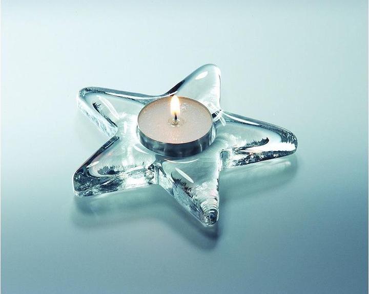 Produktbild Glasi Hergiswil Teelichthalter Stellina Luce 13 cm, Transparent