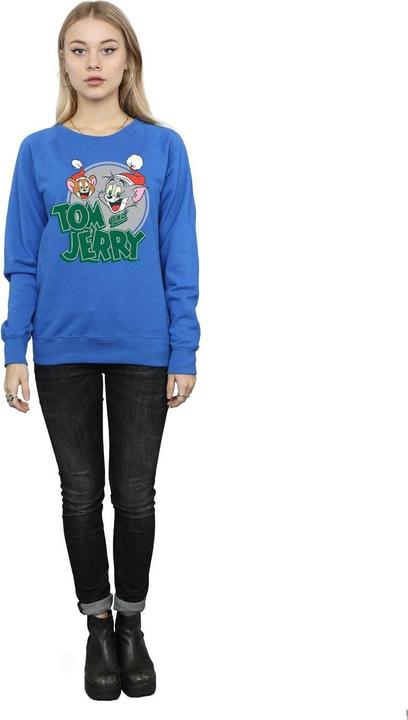 Actual product image Tom & Jerry Womens/Ladies Christmas Greetings Sweatshirt (M)