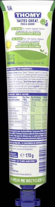 Image du produit THOMY Sauce Tartare Végane (170 g)