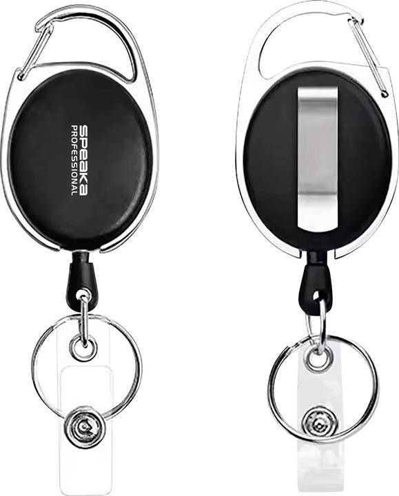 SpeaKa Professional SP-12886348 Jojo for badge holder (L x W) 55 mm x 36 mm Sch