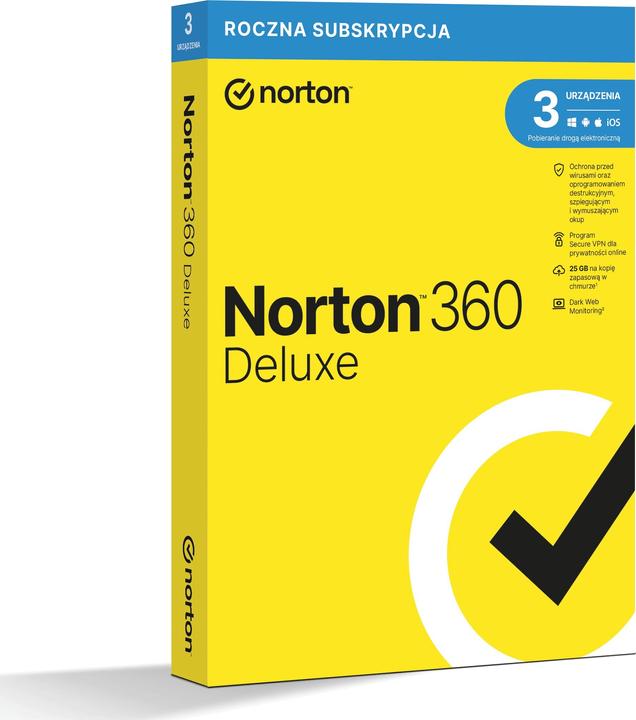 Produktbild Norton 360 Deluxe 1 year(s) (1 User, 12 Monate)