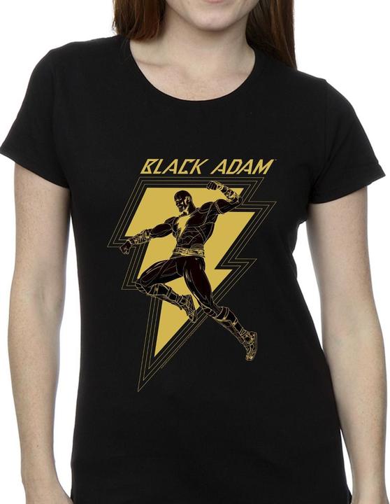 Produktbild Black Adam Golden Bolt Chest TShirt (L)