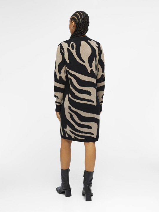 Image du produit Object Robe en maille imprimée (M)