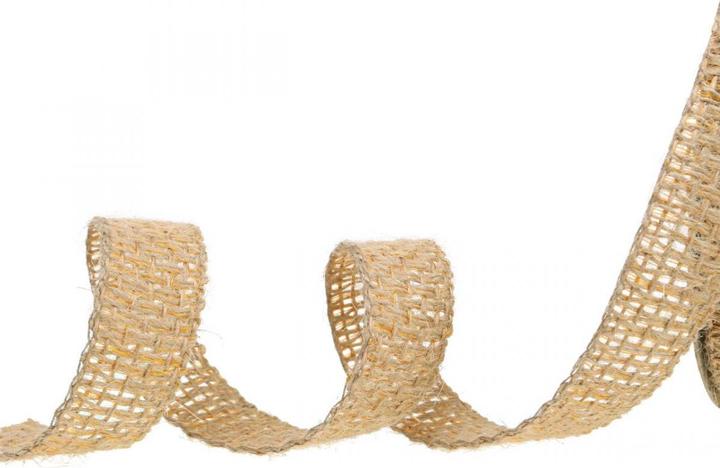 Immagine prodotto Mabella Dekoband aus in und Natur mit goldgelben Akzenten