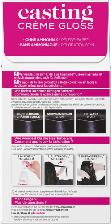 Produktbild L'Oréal Paris Casting Creme (210 Blauschwarz)