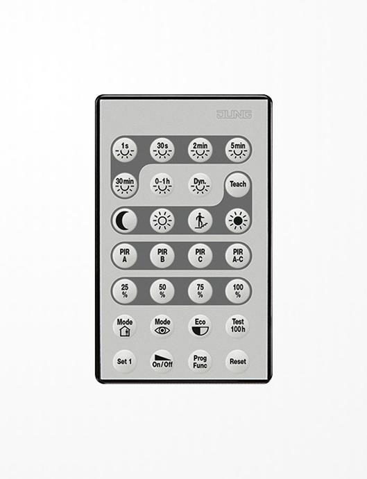 Produktbild JUNG Fernbedienung IR si Unidirektional DWPMFBIRI (Gerätespezifische Fernbedienung, Infrarot)