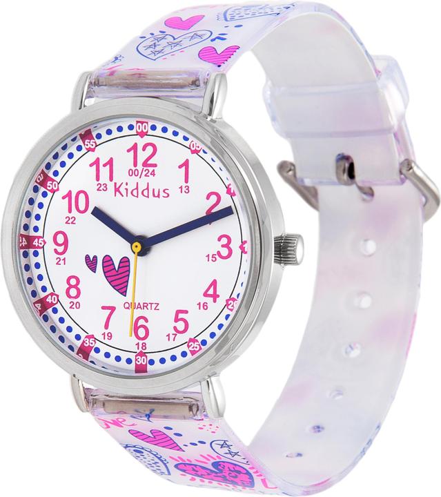 Immagine prodotto Kiddus Tempo Insegnante Cuori (Orologio da polso analogico, 33 mm)