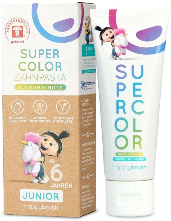 Produktbild happybrush Zahnpasta SuperColor, 75 ml (75 ml)