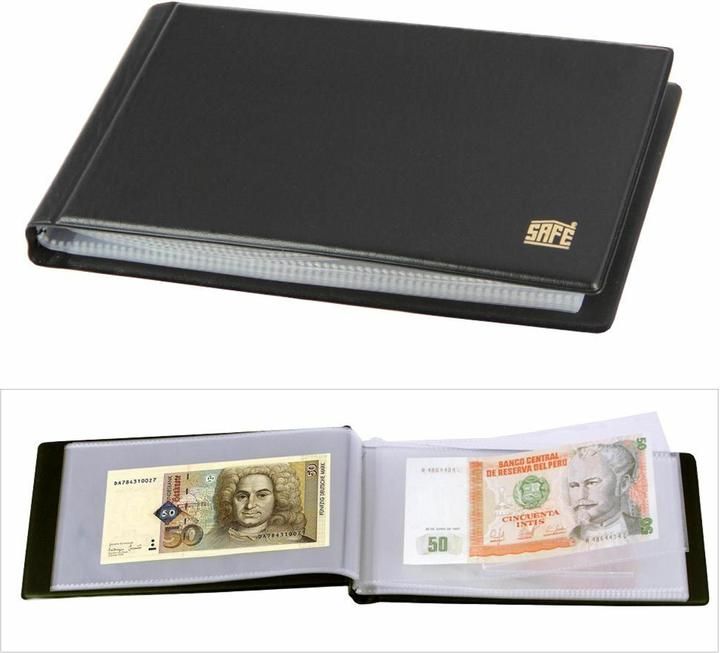 Produktbild Safe Banknotenalbum Pocket m.20 Blättern.226 (210 x 110 mm)