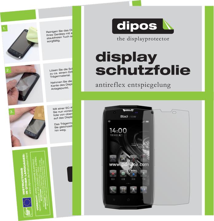 Actual product image Dipos Screen Protector Anti-Glare (2 Piece, Blackview BV7000 Pro)