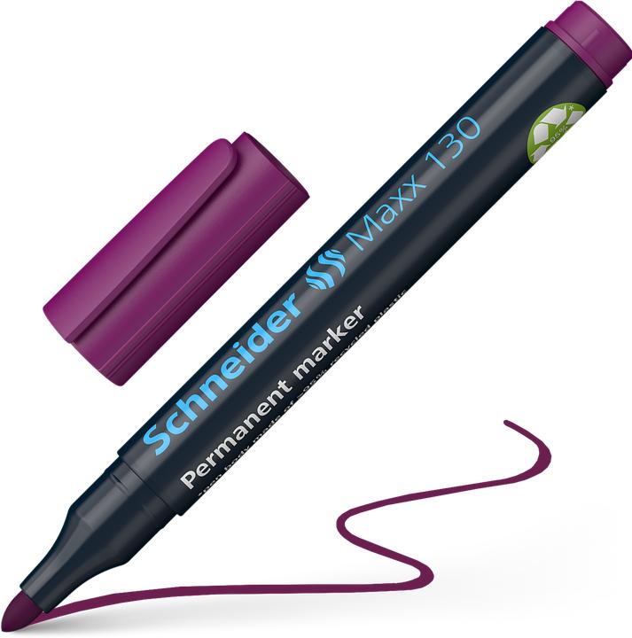 Produktbild Schneider Permanentmarker Maxx 130, 1-3 mm, violett (Violett, 3 mm, 1 x)