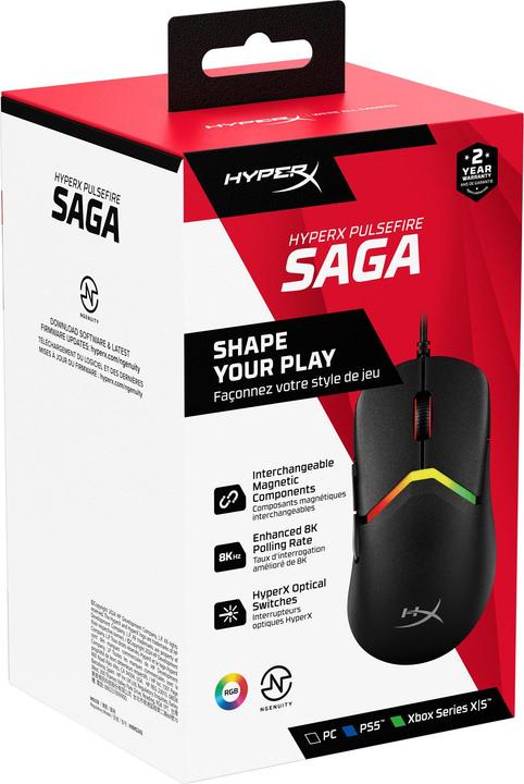 Image du produit HyperX Pulsefire Saga (Filaire)