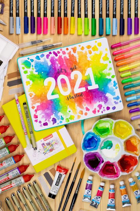 Actual product image Sakura Pigma Micron PN Everyday Pen Set of 3 Office (Blue, Black, Red, 3 x)