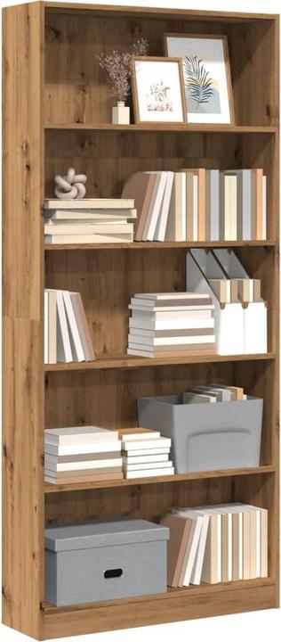 VidaXL Bücherregal Regal Standregal Büroregal Aufbewahrungsregal Artisan-Eiche