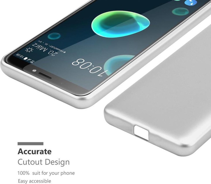 Produktbild Cadorabo TPU Matt Metallic Cover (HTC Desire 12+)