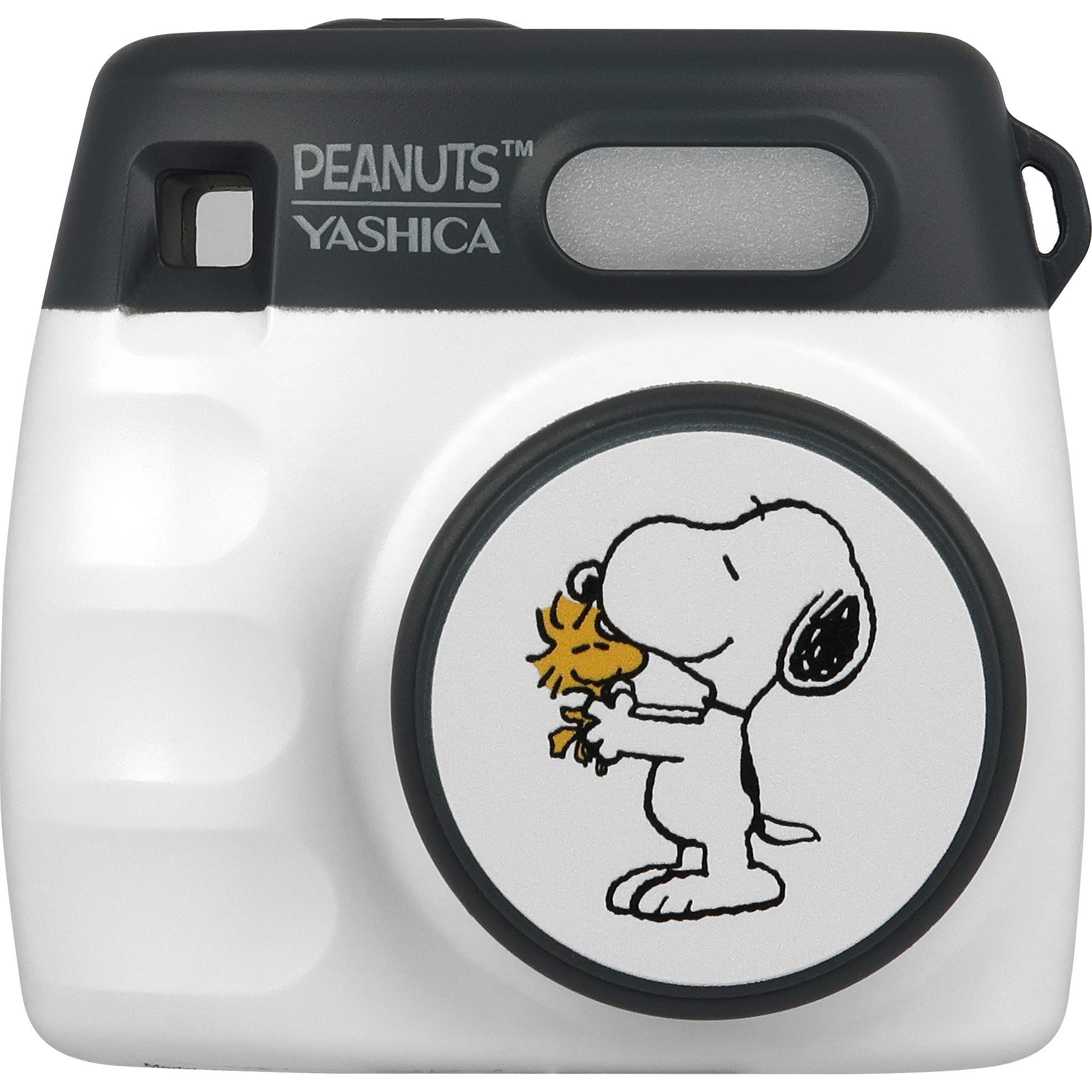 Yashica x Peanuts Mini Digital Camera B&W Snoopy World (8 Mpx), Fotocamera, Bianco, Nero