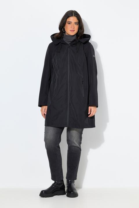 Produktbild Ulla Popken HYPRAR Funktionsjacke, wasserdicht, Kapuze (58)