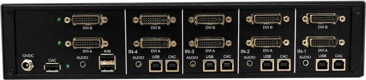 Image du produit Eaton TIPPLITE Secure NIAP Commutateur KVM double écran DVI 4 ports audio CAC
