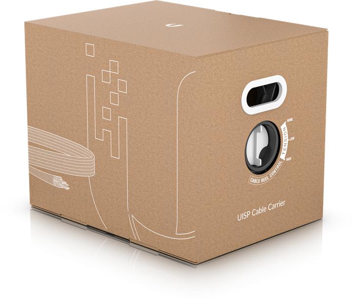 Produktbild Ubiquiti Verlegekabel UISP-CABLE-CARRIER Cat 5e, FTP, 305 m, Schwarz (SF/UTP, CAT5e, 305 m)