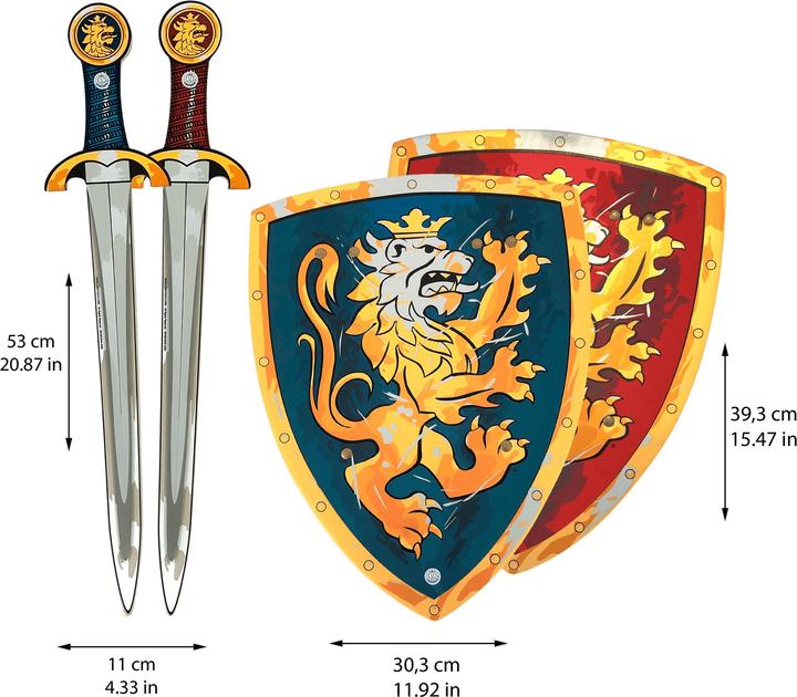 Produktbild Liontouch Ritter-Set Blau/Rot