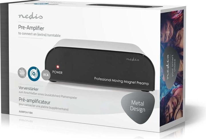 Produktbild Nedis Entzerrer Vorverstärker Anschlüsse - Eingang: 1x Cinch Anschlüsse - Ausgang: 1x Cinch 2 Kanäl