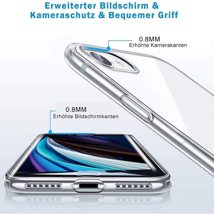 Produktbild Ueli Express iPhone SE / 8 / 7 Slim Gummi Hülle TPU Transparent (Apple iPhone 7, Apple iPhone 8, Apple iPhone SE (2nd Gen), Apple iPhone SE (3rd Gen))