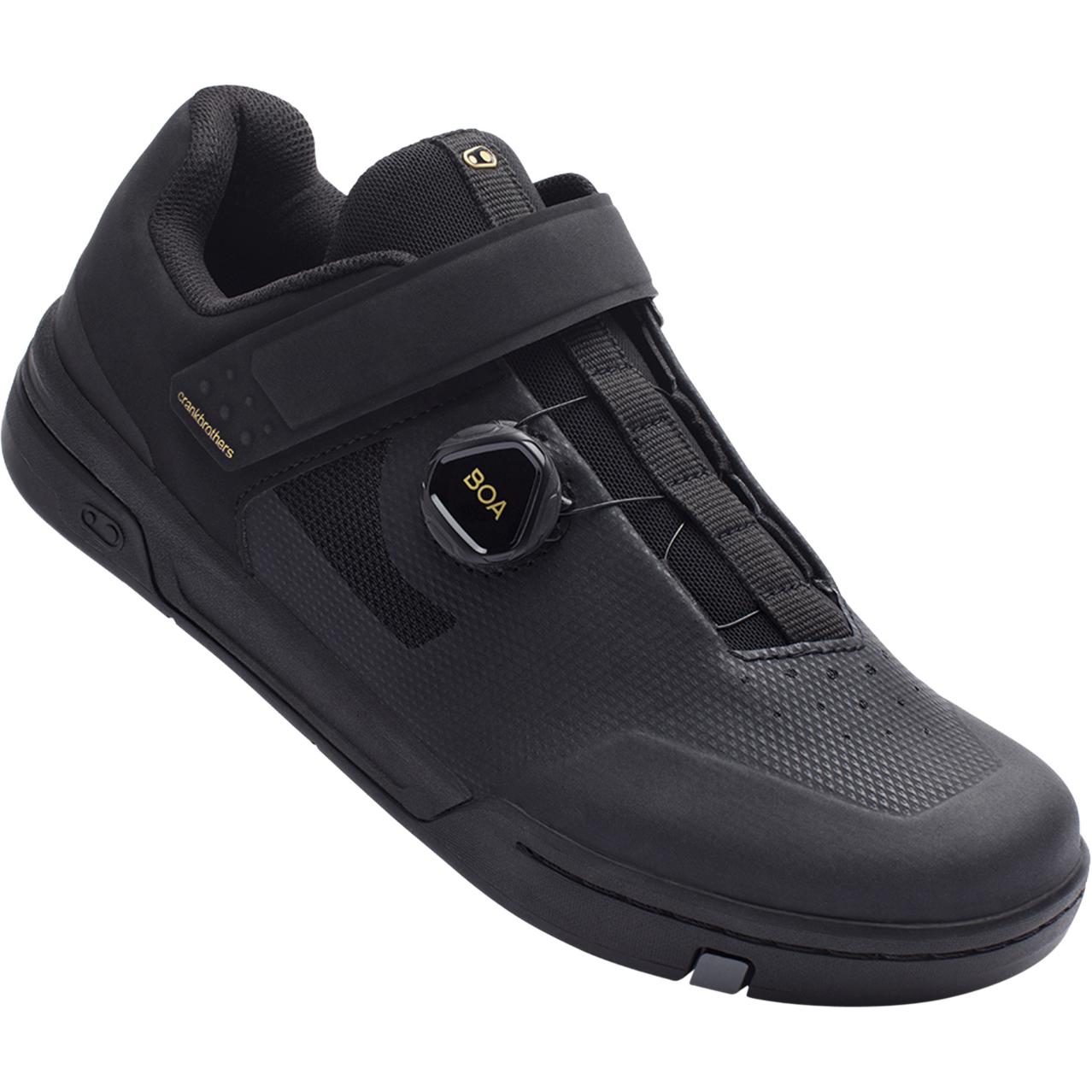 Crankbrothers, Unisex, Scarpe da ciclismo, Timbro Boa (46), Nero, Oro