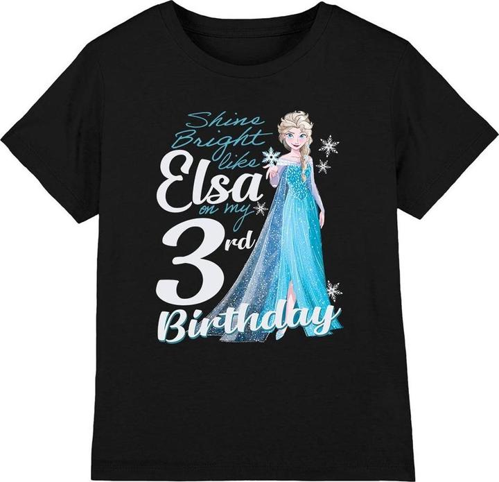 Immagine prodotto Disney Frozen Bright Like Elsa Maglietta Terzo Compleanno Bambini (116)