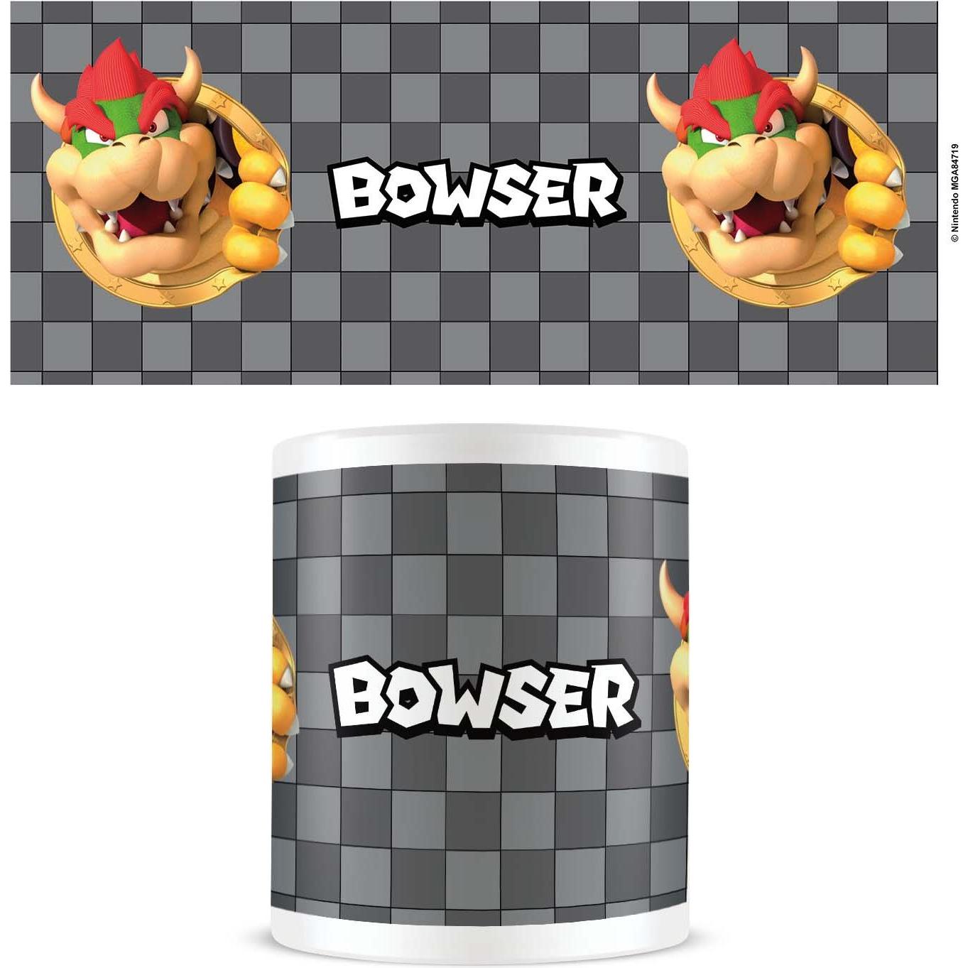 Thumbnail - Pyramid, Tasse, Mug Super Mario (Bowser 3D Port) - White (1 x)