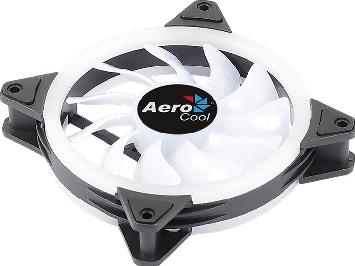 Actual product image AeroCool Duo 12 computer case fan 12 cm black (120 mm, 1x)