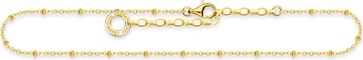 Thomas Sabo Dots Gold Fusskette (925er Silber, 27 cm)