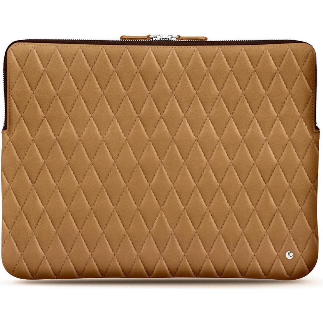 Noreve Lederhülle, Notebooktasche, Braun
