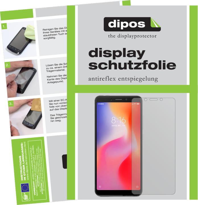 Actual product image Dipos Screen Protector Anti-Glare (5 pcs., Xiaomi Redmi 6)