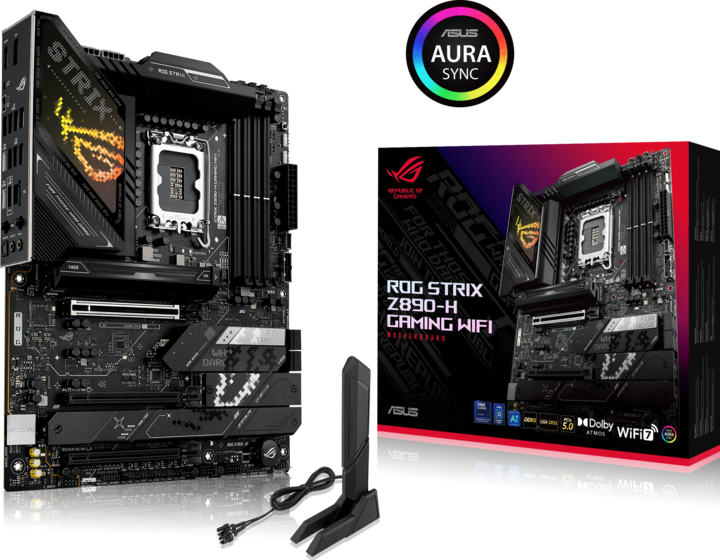 Actual product image ASUS ROG STRIX Z890-H GAMING WIFI (LGA 1851, Intel Z890, ATX)