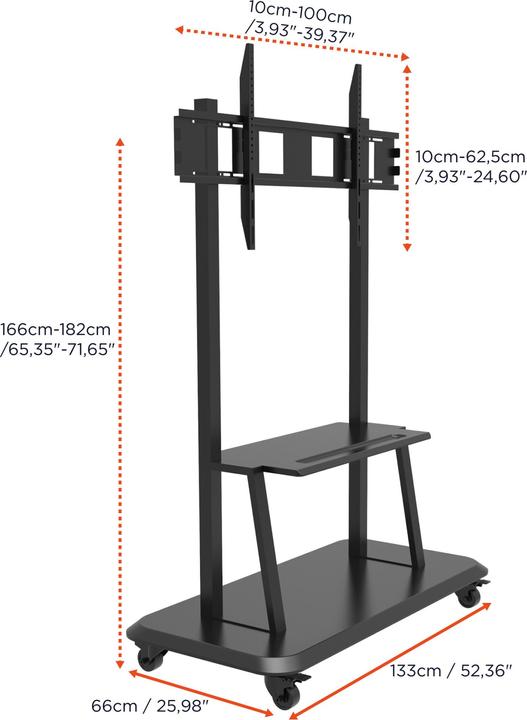 Celexon Rollwagen Adjust-55120MP (140 kg, 55" - 120")