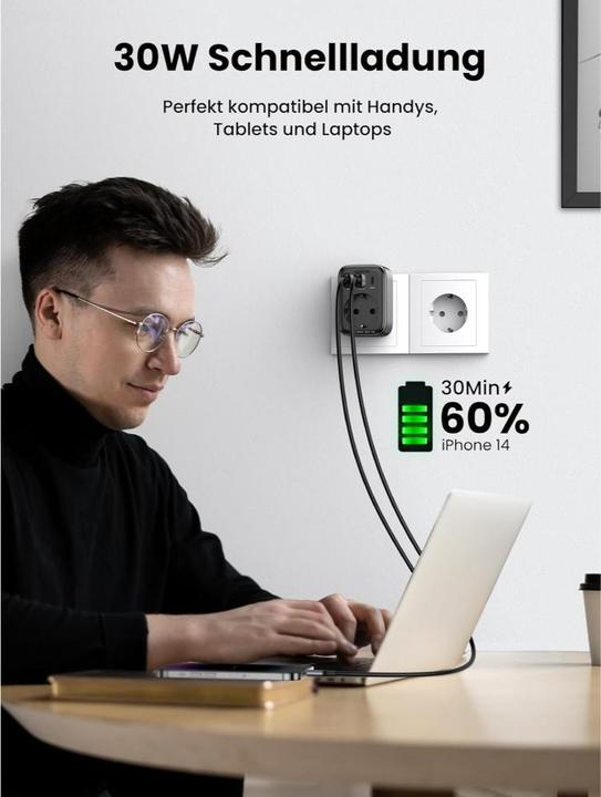 Productafbeelding Ugreen Przed?u?acz EU 90613, 30W (30 W)