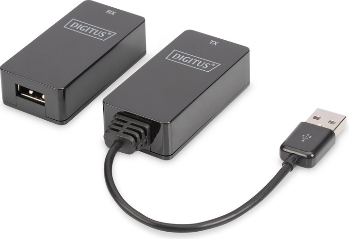 Produktbild Digitus USB Extender für CAT5e CAT6 UTP Kabel bis 45m Länge (USB, RJ45 (1x))