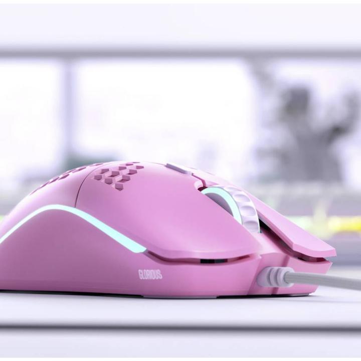 Actual product image Glorious Model O Wired Limited Edition - Pink - Forge (Cable)