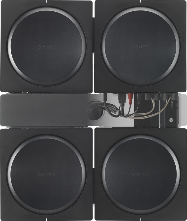 Produktbild Flexson Wall Mount für 4x Sonos Connect:AMP (1 Stk., Wandmontage)