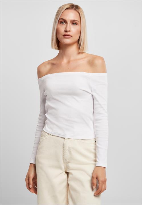 Produktbild Urban Classics Ladies Off Shoulder Rib Longsleeve (4XL)