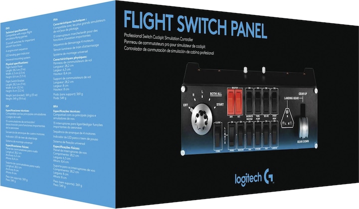 Productafbeelding Logitech G Saitek Pro Flight Switch Panel (PC)