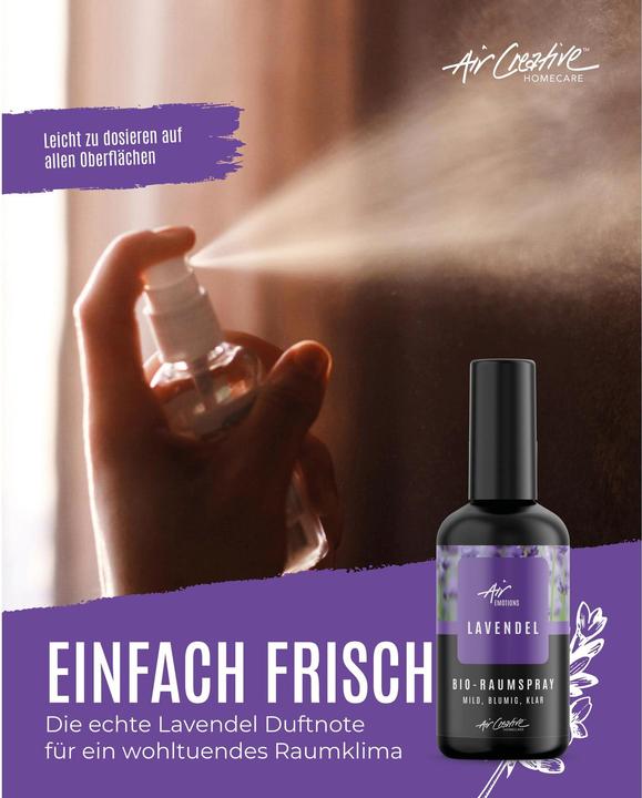 Produktbild AirCreative Bio-Raumspray "Lavendel BIO"