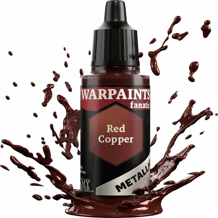 Actual product image The Army Painter Metallic colour Warpaints Fanatic Metallic: Red Copper 18 ml